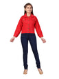 Aarika Girls Jacket Red Color Denim (Dn-122-Red-32)