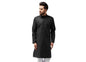SOJANYA (Since 1958 Men's Black Cotton Only Long Kurta Size: XXL