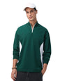 The Souled Store Colourblock: Meadow Men and Boys Long Sleeves Zip Collar Fit Lightweight Streetwear Cotton Oversized T-Shirts