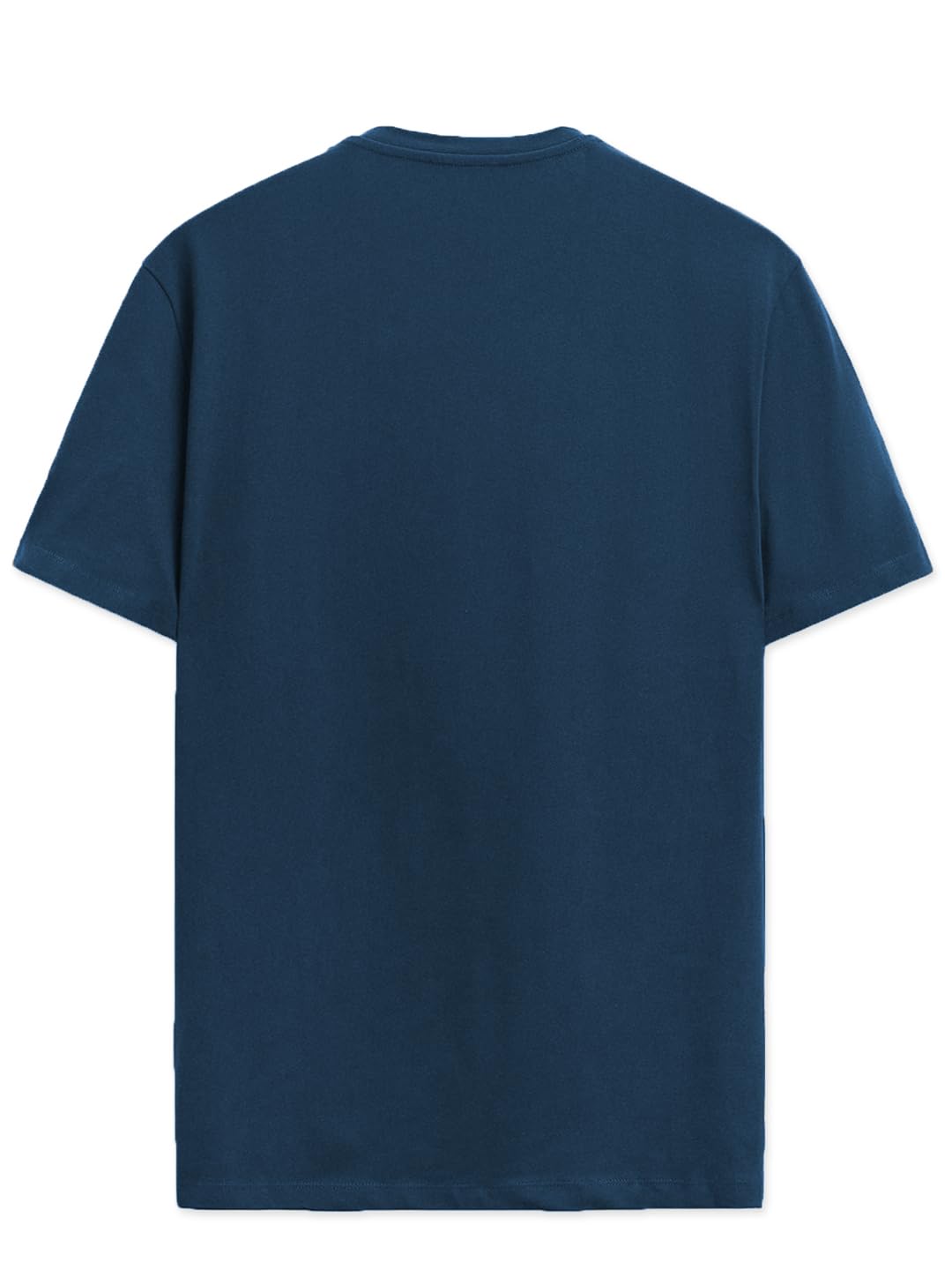 ADRO Sports Design Printed T-Shirt for Men - 100% Cotton, Regular Fit, Soft Breathable Fabric. (RN23-M-SPR-SB_Teal)