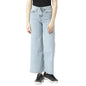 Pepe Jeans Solid Cotton Relaxed Fit High Rise WomenS Jeans (Blue, 30)
