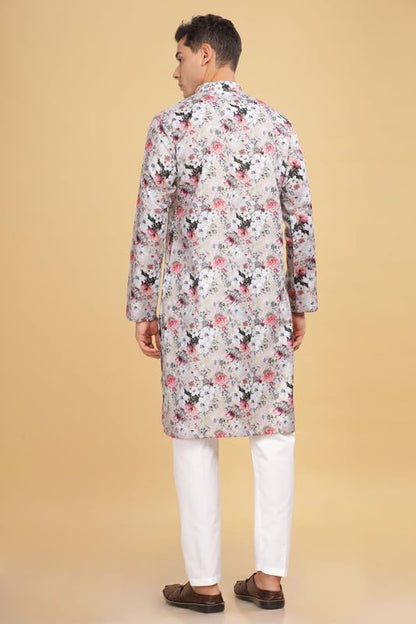 Be Active MenS Cotton Blend Regular Kurta (My0020 0_Multicolour