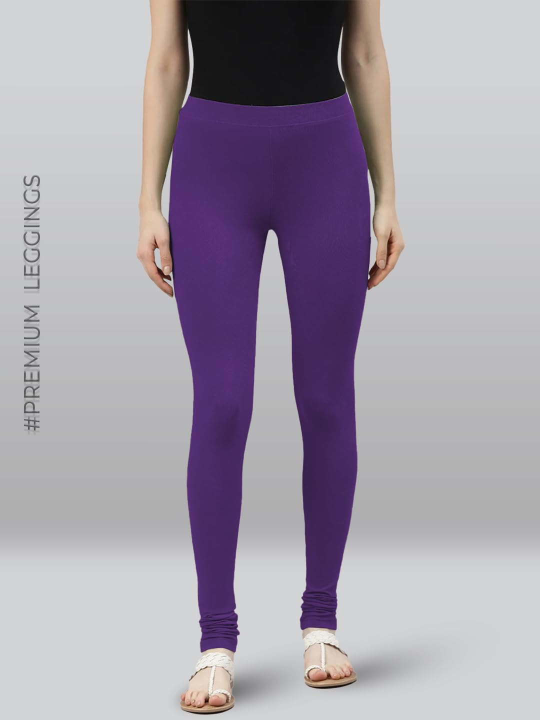 Lyra Premium Viscose Full Length Churidar Leggings For Women