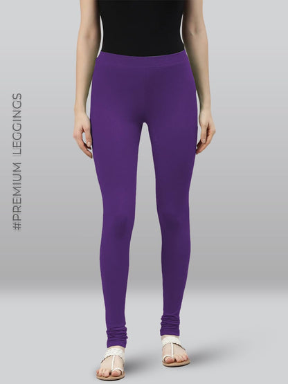 Lyra Premium Viscose Full Length Churidar Leggings For Women