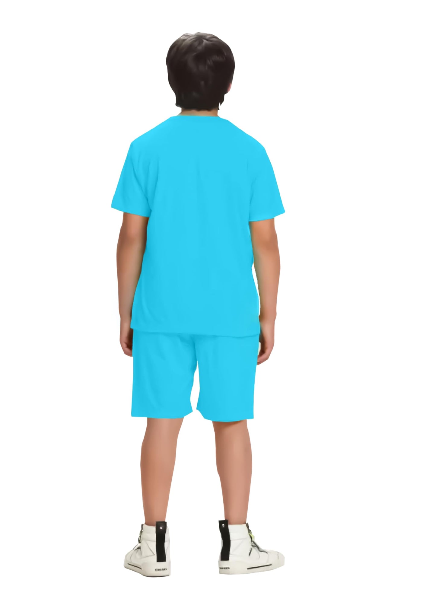 Kyda Kids BoyS 100% Pure Cotton Premium Printed Tshirt And Shorts Set For Summer