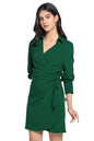 Dennis Lingo Dl Woman Polyester Blend Wrap Knee-Length Dress