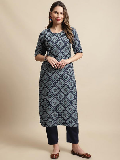 Pinkmint Kurta Set for Women ll Printed Kurti & Pant Set ll Combo Kurta Set ll (Pack of 2)