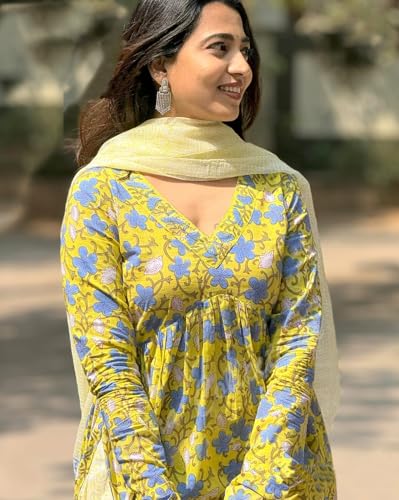 Alvami Women's Viscose Regular Kurta Set