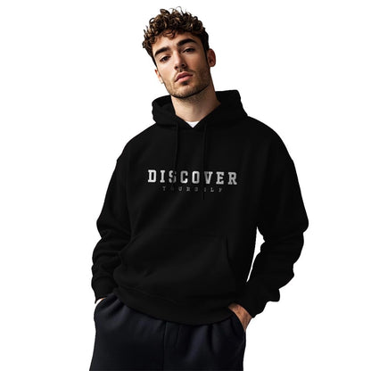 Nobero MenS Cotton Blend Neck Hooded Regular Fit Sweatshirt (1M-Twho-C0530_Black (Small)
