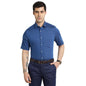 Turtle Men 100% Cotton Formel Shirt Blue