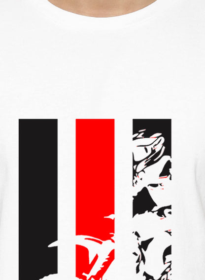 ADRO Men's Bike Rider Printed Cotton T-Shirt (RN22-2-BIK-WH_White)