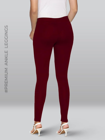 Premium Viscose Stretchable Ankle Length Leggings For Women