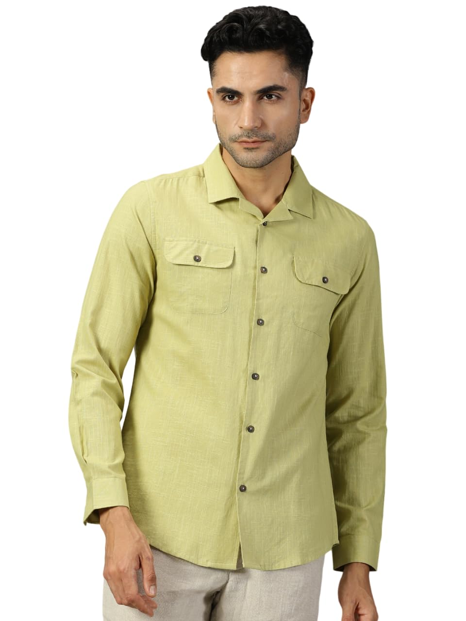 Thomas Scott Double Pocket Regular Fit Long Sleeve Casual Tshirt for Mens