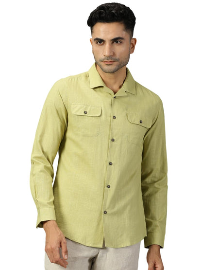 Thomas Scott Double Pocket Regular Fit Long Sleeve Casual Tshirt for Mens