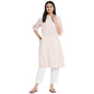 Fabindia Women Modal Printed Knee Length Kurta Natural_S