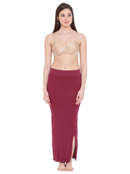 Clovia Women'S Petticoat Style Saree Shapewear With Side Slit (Sw0023P15)