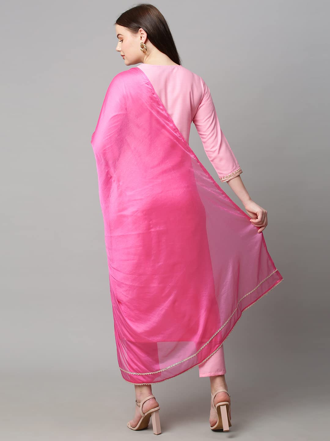GoSriKi Women Kurta and Pant with Dupatta