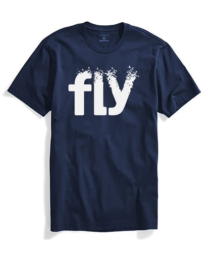 ADRO Fly Mens Cotton Printed T-Shirts (R21-M-FLY)
