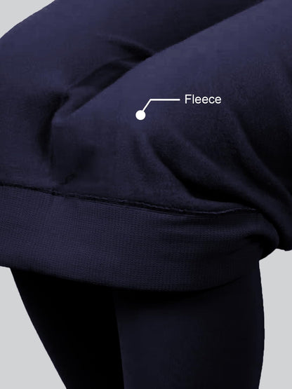 Lyra Solid Women Navy Blue Track Pants