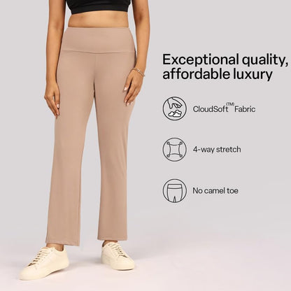 BlissClub Ultimate Straight Pants - Lite, Straight Silhouette, Stretchy, Comfortable, Back Pocket,Tall Variant Above 55