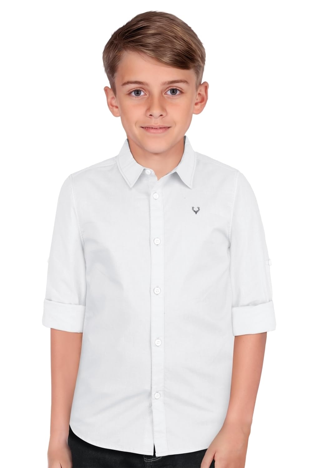 Allen Solly Boys Regular Fit Solid T-Shirt
