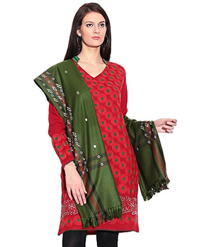 Weavers Villa Womens Kashmiri Shawl, 100cm x 200cm