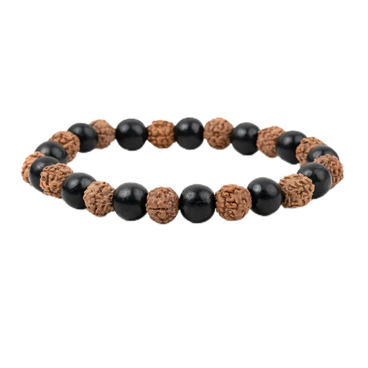Astrotalk Divya Rudraksha Karungali Bracelet | Original 5 Mukhi Rudraksha and Karungali Beads| Shields From Evil Eye, Brings Peace & Focus | Bracelet for Man and Woman | Gift for Man & Woman