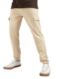 Veirdo Mens 100% Cotton Regular Fit Mid Rise Trackpants with Pocket
