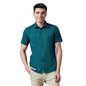 Fabindia Men Nagari Slim Fit Casual Shirt Cotton_Xl Light Green