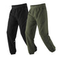 Nobero MenS Relaxed Sweatpants (1M-Bwjg-R0137_Black / Olive Green