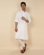 Fabindia Men's Cotton Woven Regular Fit Kurta (1030844WHITE_White