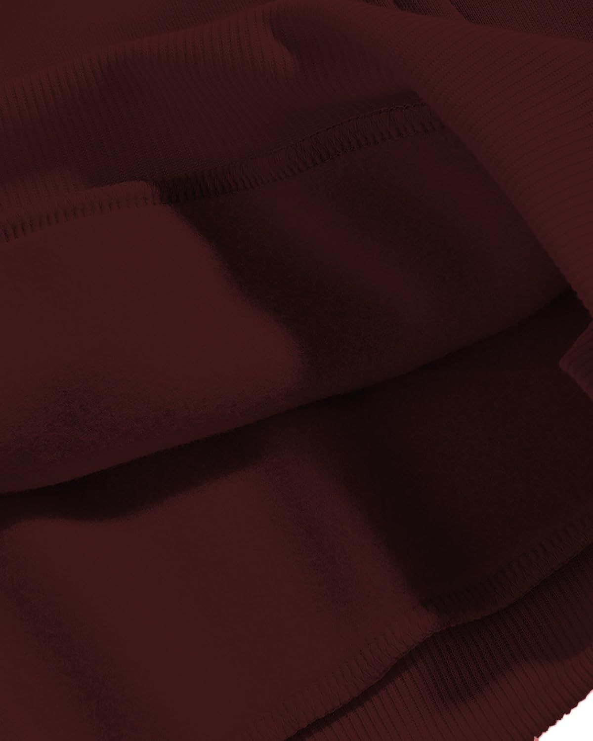 ADRO Men's Cotton Neck Hooded Sweatshirt (H-M-AME-MR_Maroon)
