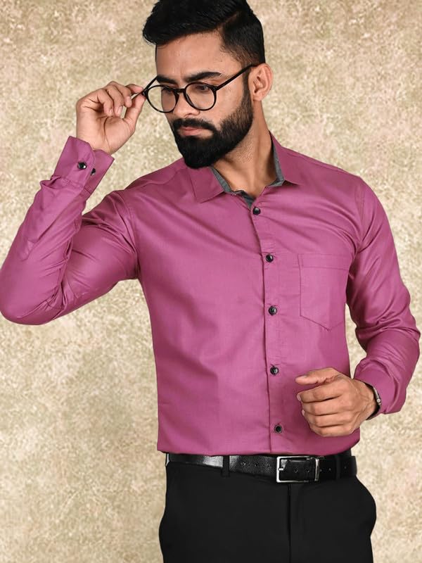 Tee Projekt Casual Shirt for Men Regular Fit Long Sleeve Shirt Suitable for Event Formal Wear