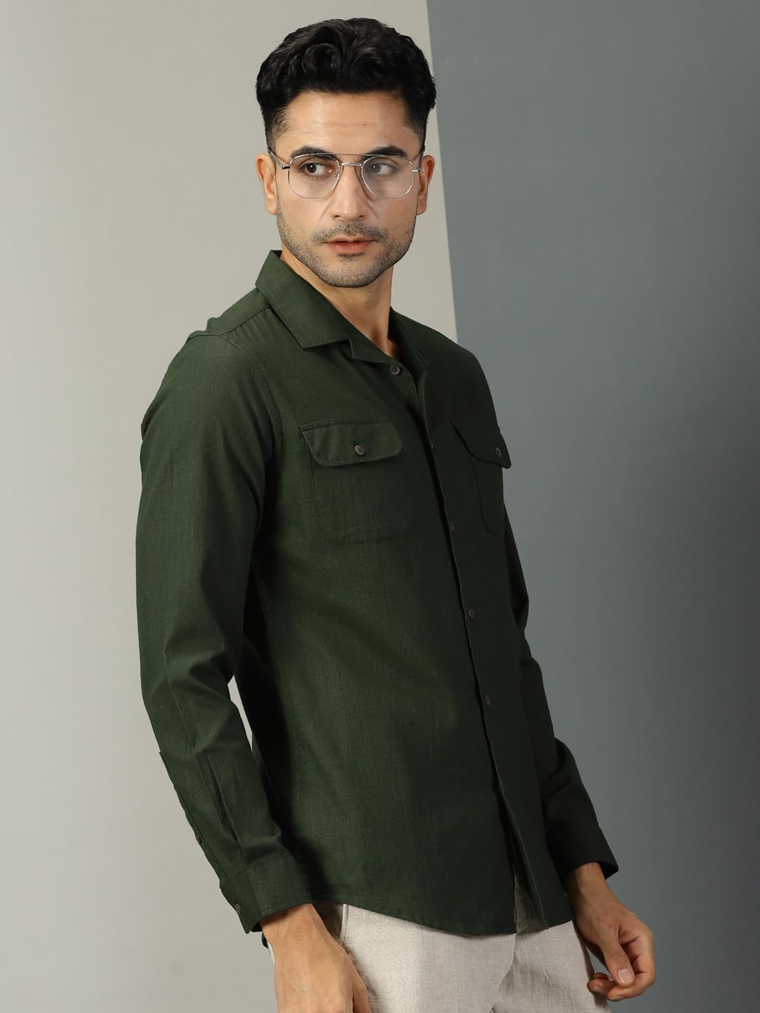 Thomas Scott Double Pocket Regular Fit Long Sleeve Casual Tshirt for Mens
