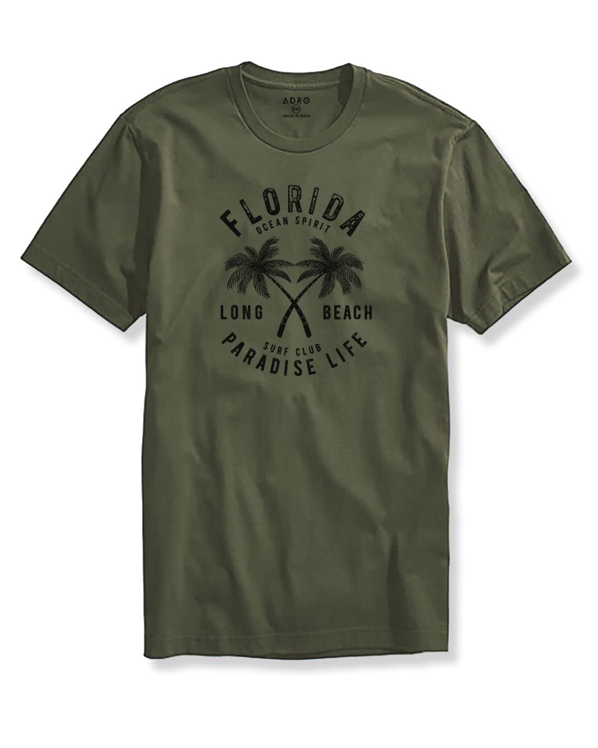 ADRO Florida Paradise Life Mens Printed T-Shirt