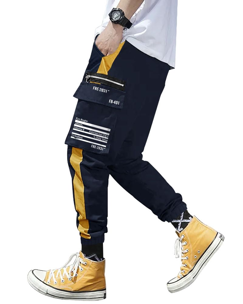 Noble Monk Track Pant For Men | Stylish Track Pants | Cargo Pockets | JoggerS For Men