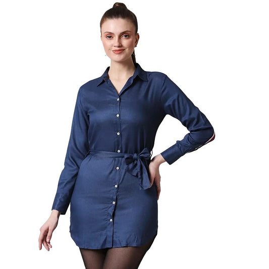 Bewakoof Womens Solid Tape Tunic-XL