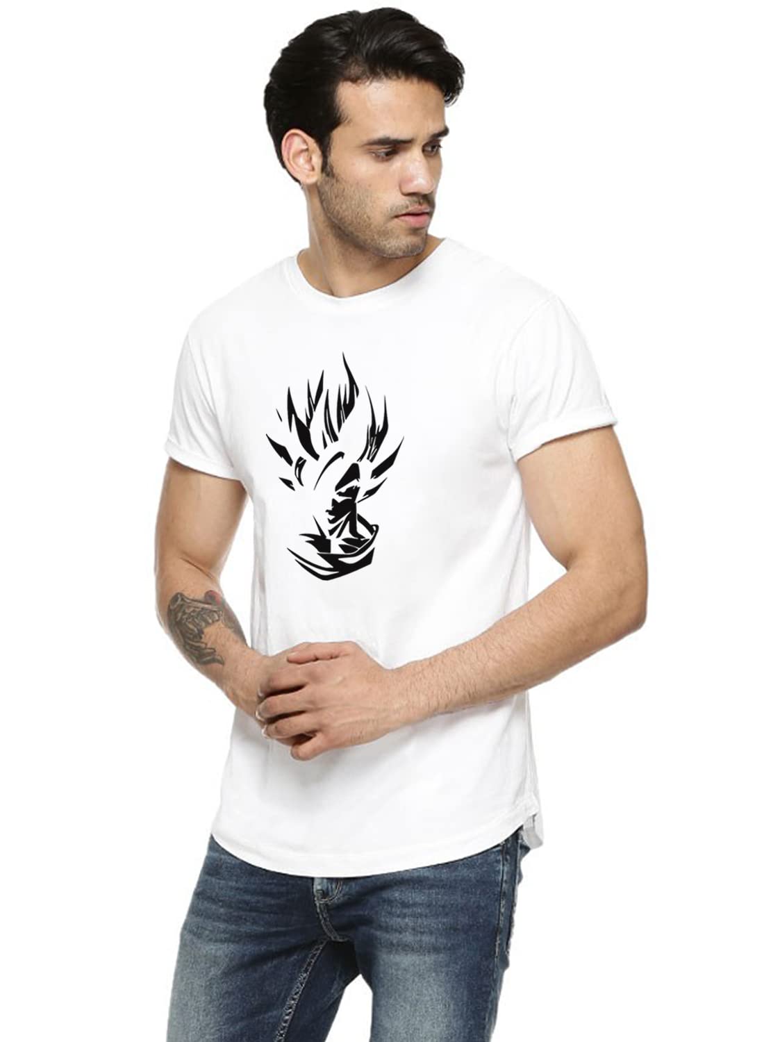 ADRO Anime Printed Mens T-Shirts (RNR-M-GOK)