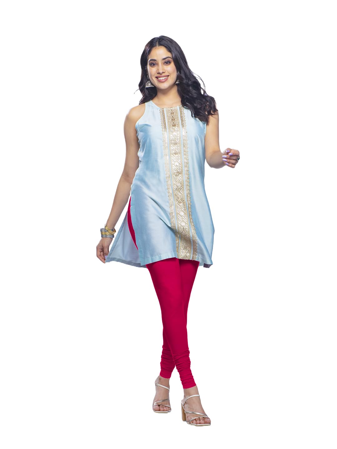 Lyra Premium Viscose Full Length Churidar Leggings For Women