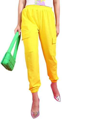 POPWINGS Casual Solid Pocket Joggers for Women || Latest Stylish Western Women Joggers for Summer || Pull-On Women Joggers Pants