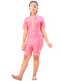 Aarika Boys Sports Wear Pink Colour Solid Nylon Swim Suit-(4-15 Years)-(New_SW_SHM_AB_603_Pink_4)
