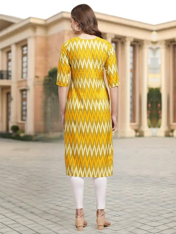 Pinkmint Crepe Digital Printed Kurti For Womens Straight Kurti For Women (Pack Of 5)