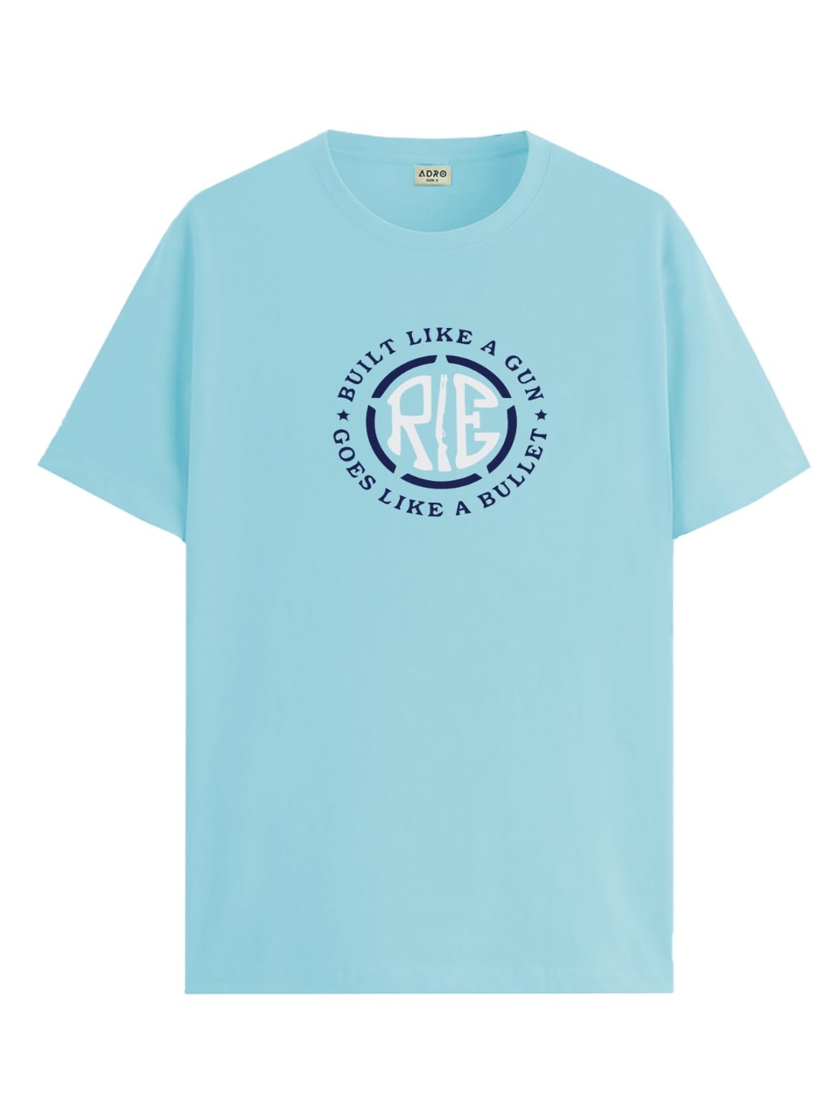 ADRO Tshirt for Men | Printed T Shirt for Men | 100% Cotton T-Shirt |Printed T Shirt | T-Shirts | RN24-BUL-MI