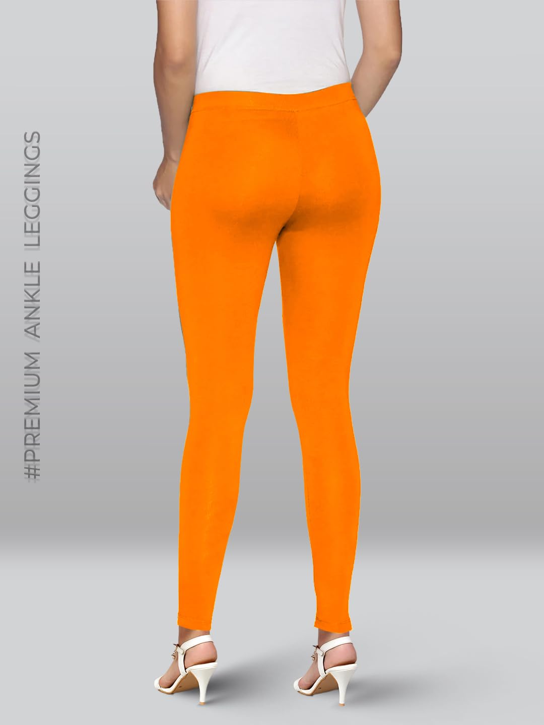 Premium Viscose Stretchable Ankle Length Leggings For Women Mustard