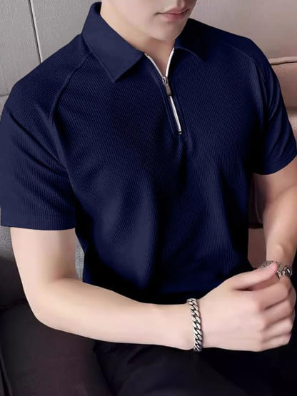Greciilooks Regular Fit T-Shirt For Men (Gl-M.T Mt1230_Blue