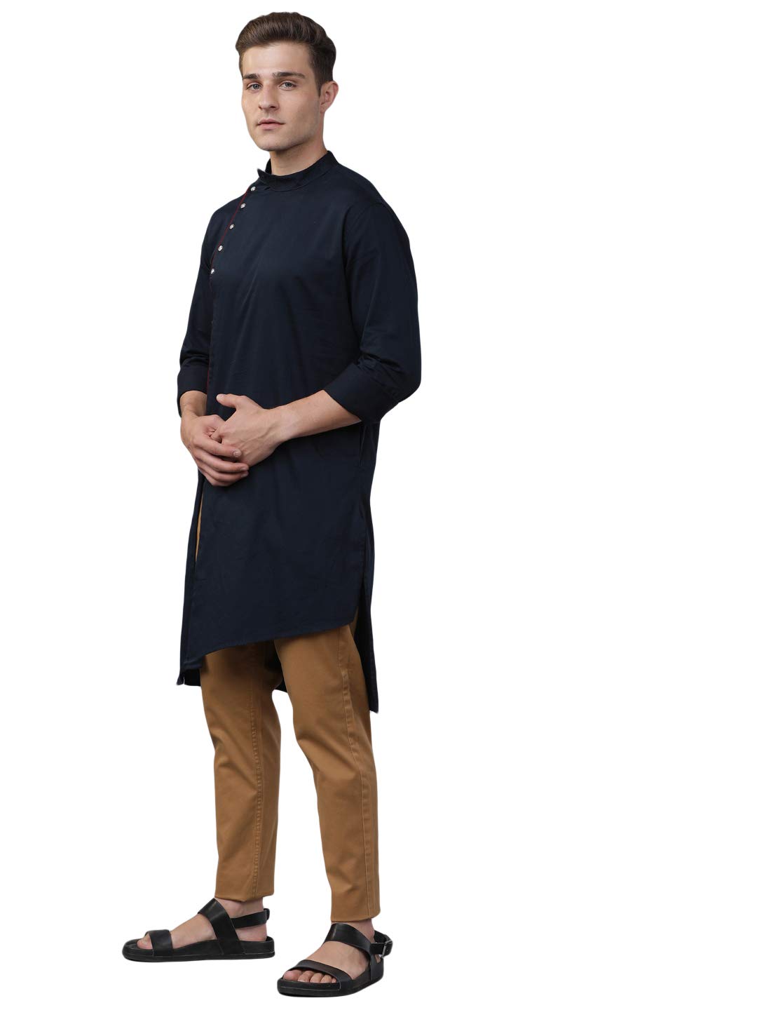 The Indian Garage Co Men'S Cotton Slim Kurta (0620-Ck34L42)