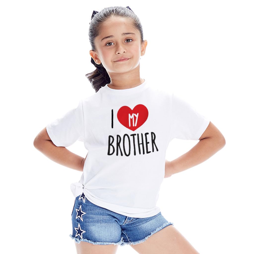 Bon Organik Girls Regular Fit T-Shirt (24RAKHI6196_Sister