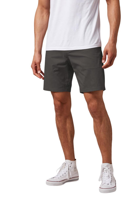 TAGAS Mens Loose Fit Slant Pocket Shorts || Shorts for Mens || Casual Shorts for Mens Grey