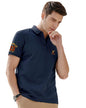 Noble Monk Polo Regular Fit Tshirt Navy Blue