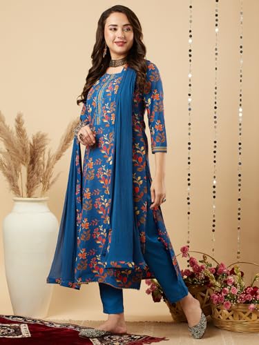 ANNI DESIGNER Women Kurta and Pant with Dupatta